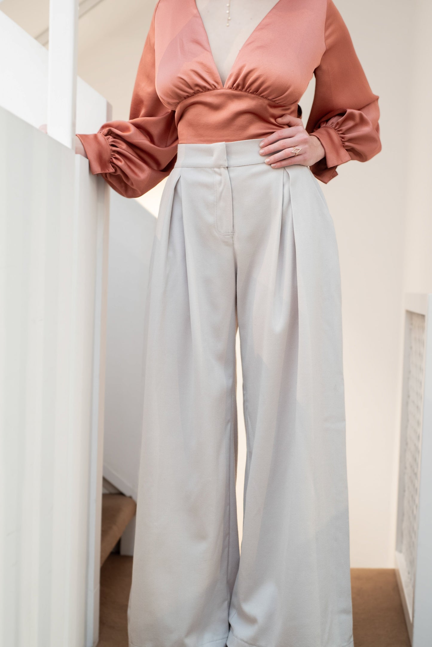 Pantalon Dalia - Blanc cassé